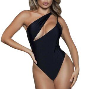 Be Wicked Monica One Piece Black Swimsuit XL